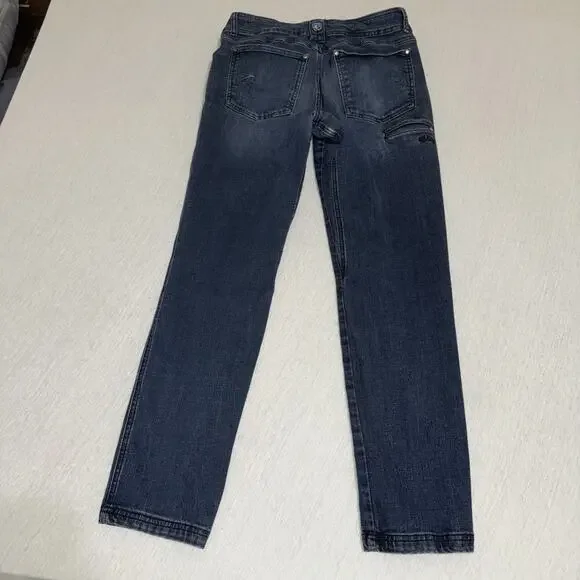 Kuhl Denim Tapered Blue Jeans Size 31x32 Indigo Dye Stretch Mid Rise - Picture 9 of 11